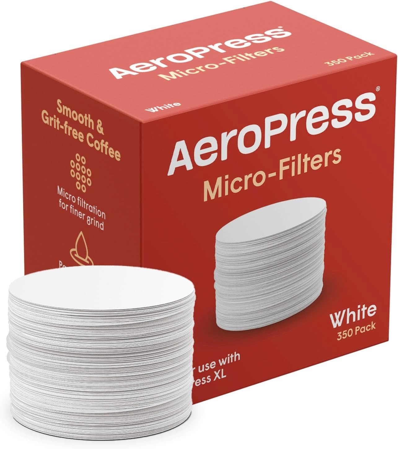 Coffee Maker White Paper Micro-Filters, Compostable Coffee F