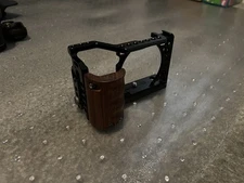 SmallRig Camera Cage Kit with Wooden Handle Sony a6500