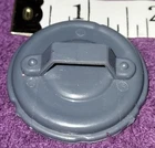 Vtg TMNT Bebop SHIELD trash lid cover Teenage Mutant Ninja Turtle gray accessory
