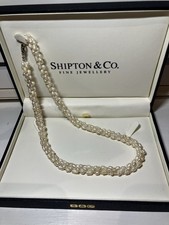 Genuine Freshwater Pearl Rope Necklace 18” Excellent Condition
