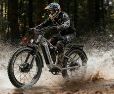 E-BIKE 2000W ELECTRIC BICYCLE 48V/17.5AH 26" FAT TIRE MOUNTAIN E BIKE FOR ADULTS