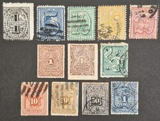 Uruguay 1866-77, 2x sets of Stamps Used 