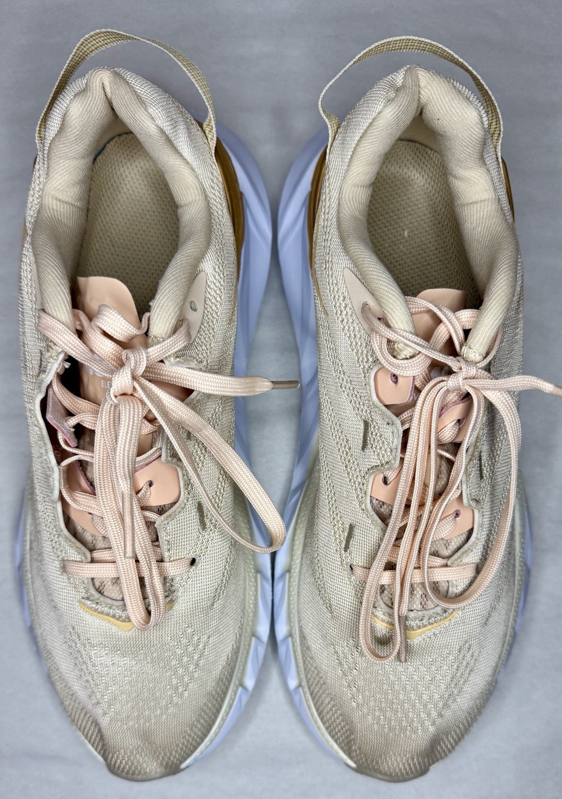 Hoka One One Unisex Elevon 2 Running Shoes Ivory, Size Men’s 8, Women’s 9 - NR!