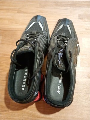 Nike Shox MR4 Martine Rose Schwarz Rot 47,5 RARE