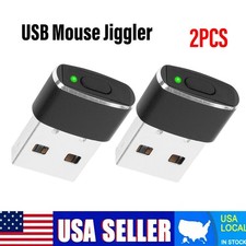 2X USB Mouse Jiggler Wiggler Mover Shaker Undetectable for Computer Laptop US