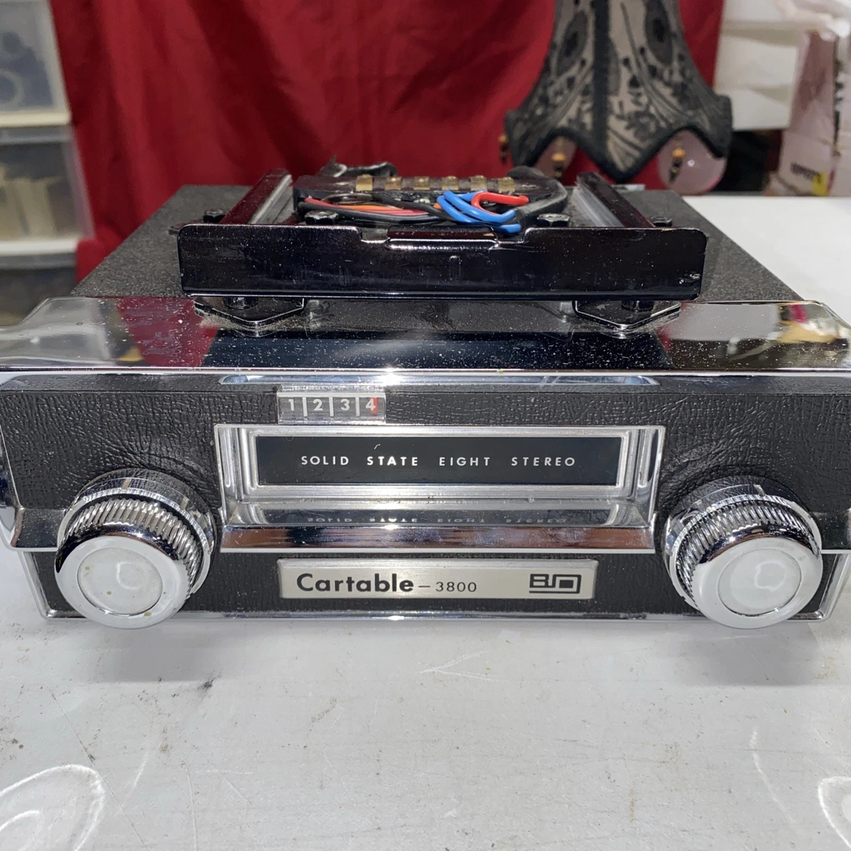 Lecteur 8 Pistes Motorola TM413S – Auto Car – Vintage – États-Unis – Avec Boîte