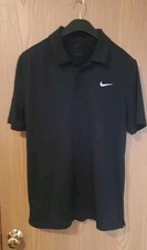 Nike Dri-Fit Mens Black Performance Polo Shirt Size L