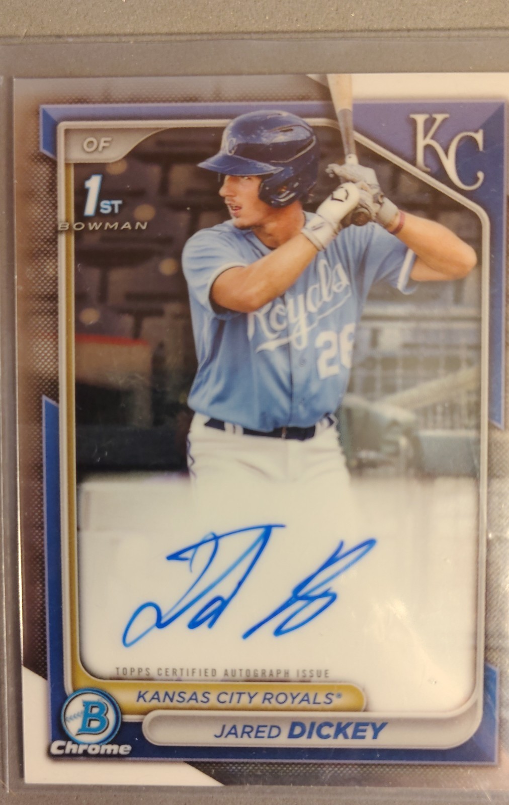 2024 Bowman - Chrome Prospect Autographs Jared Dickey #CPA-JDI (AU, RC)