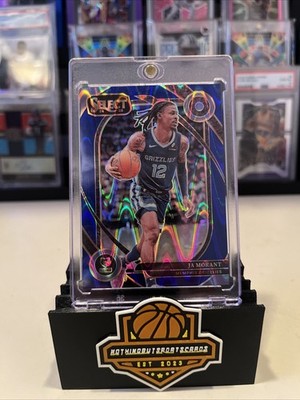 2024-25 Panini Select - Courtside Ja Morant #257 Blue Tectonic /99