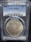 1883-O Morgan Silver Dollar PCGS MS63 New Orleans Mint Certified Morgan