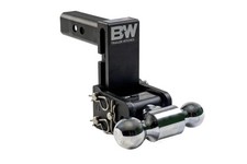 Bw Tow Stow 2-ball Mount For 2 Hitch Receiver 5 Drop Ts10037b No Ship Ca
