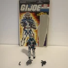G.I. Joe Complete Cobra Commander Action Figure 1987 Vintage  w/full Card