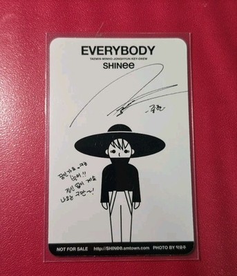 Shinee Everybody 5th Mini Album With Jonghyun Photocard | eBay