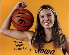 MCKENNA WOLICZKO SIGNED 8x10 PHOTO IOWA HAWKEYES WOMEN BASKETBALL AUTOGRAPH COA