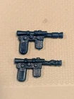 Vintage Star Wars Blue Rebel Blaster Lot of 2 Action Figure Accessory Kenner