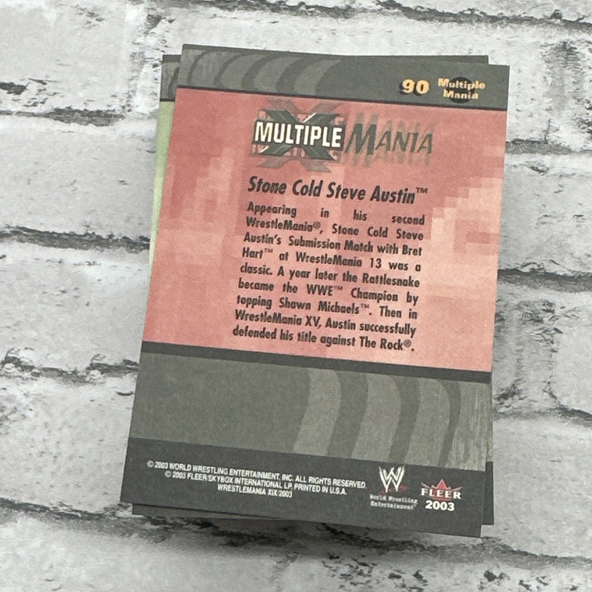 2003 Fleer WWE WrestleMania XIX Wrestling 90-Card Set | eBay