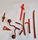Vintage TMNT Accessory Lot 1988 Teenage Ninja Turtles Action Figure Weapons