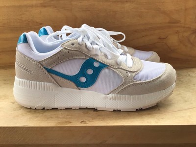 Women s Saucony Eclipse White/Viziblue/Blanc Size 7.5