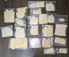 Large Vintage Lot Of Hand cut  Laminated Letters  Numbers Various Fonts  Size
