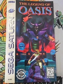 The Legend of Oasis Sega Saturn Video Game 1996 CIB Complete Pre-Owned Good Cond