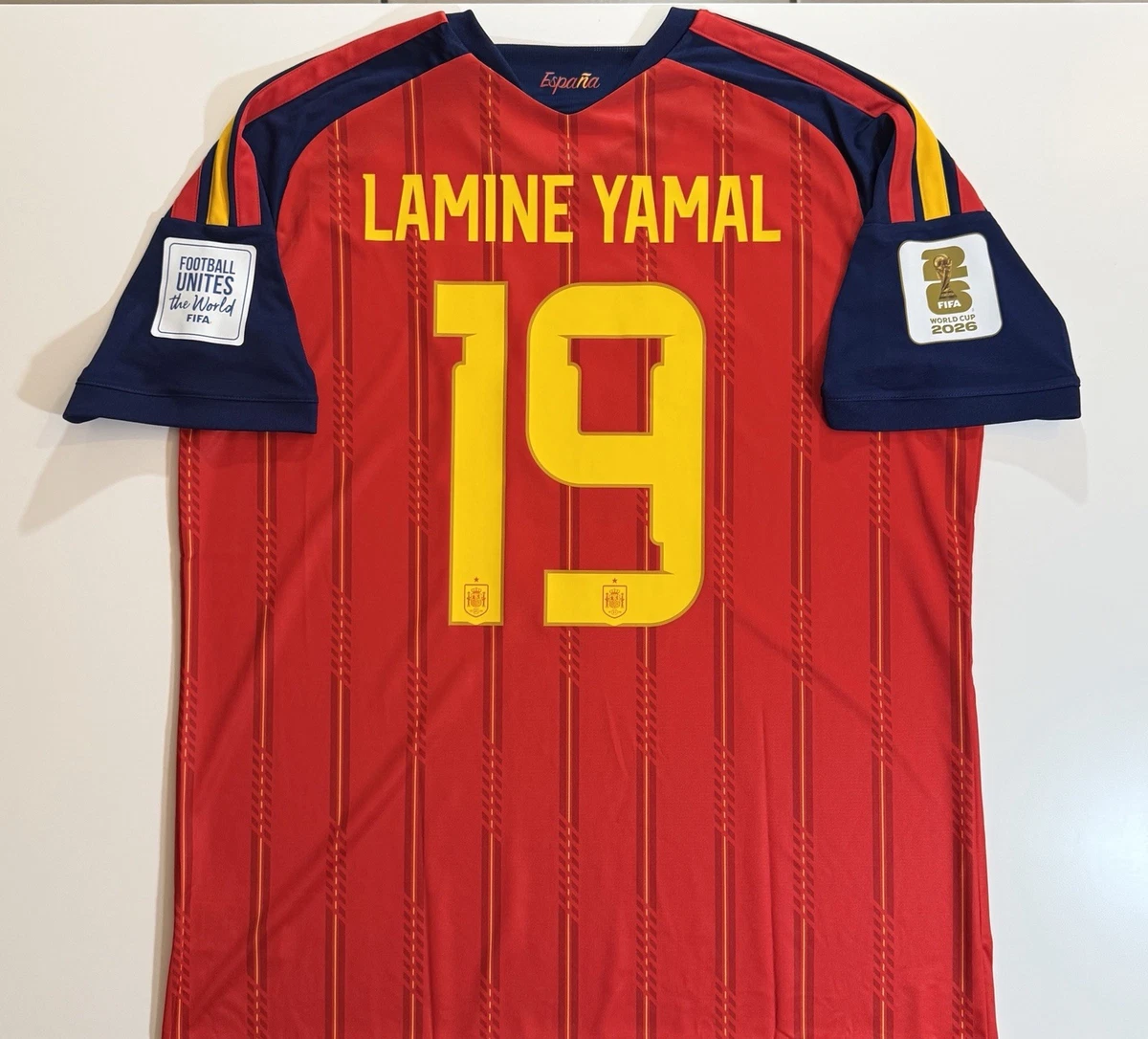 Spain Unisex Adult National Team Soccer Jerseys Just Listed 2026