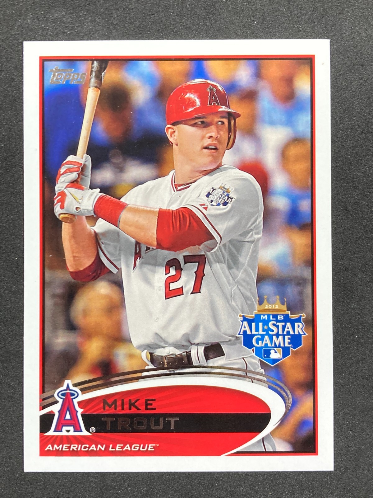 2012 Topps Update Series - All-Star Mike Trout #US144 Base MVPs LAA