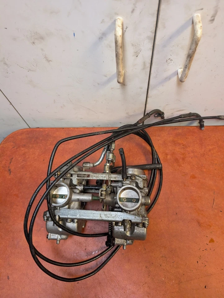 86 Kawasaki EN450 EN 450 454 LTD Carburetors Carbs - Image 2 of 4