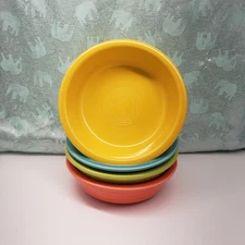 FIESTAWARE SPRING Mixed Colors Medium Bowls Lot of 4 Fiesta 19 oz