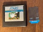 Atari Centipede 5200 Cartridge and overlay