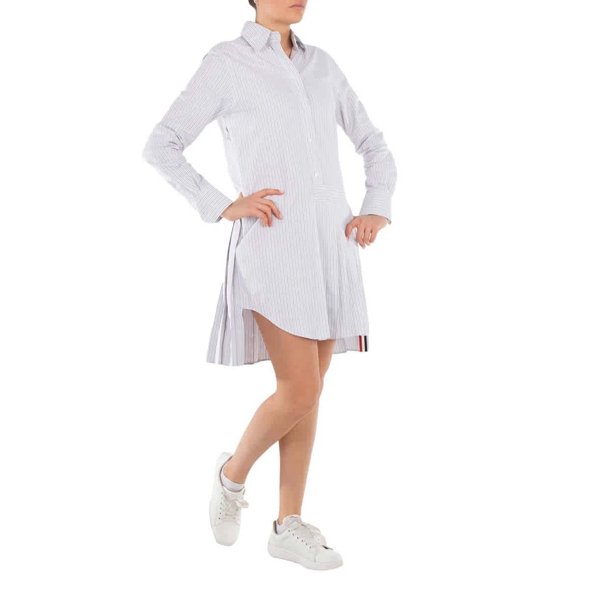 Camicia oversize Thom Browne Oxford a righe