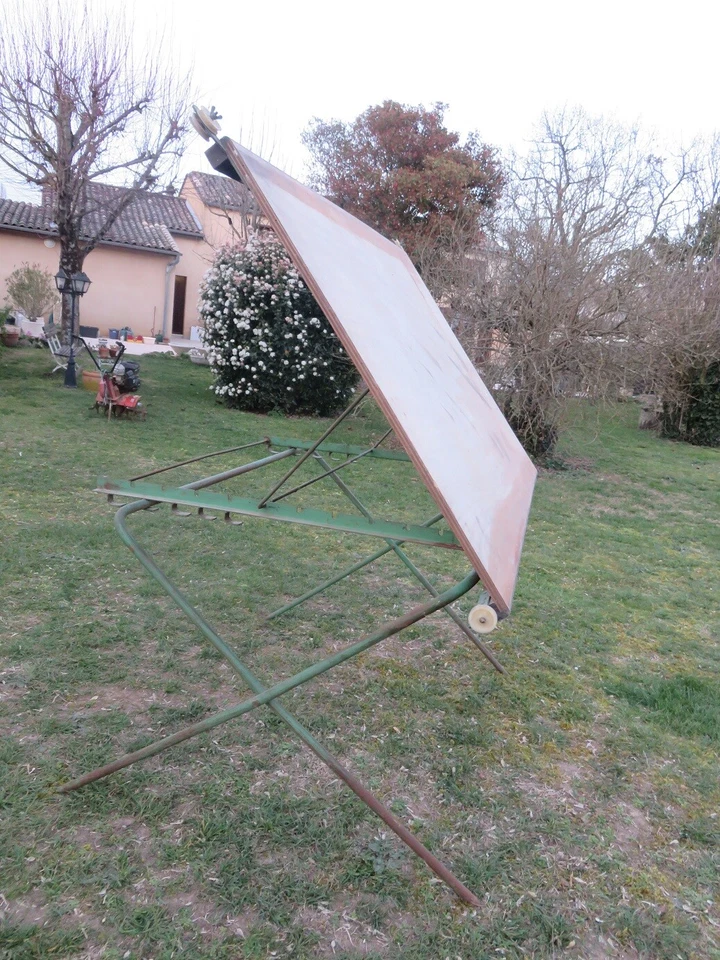 TABLE D'ARCHITECTE TABLE A DESSIN VINTAGE - Photo 3/4