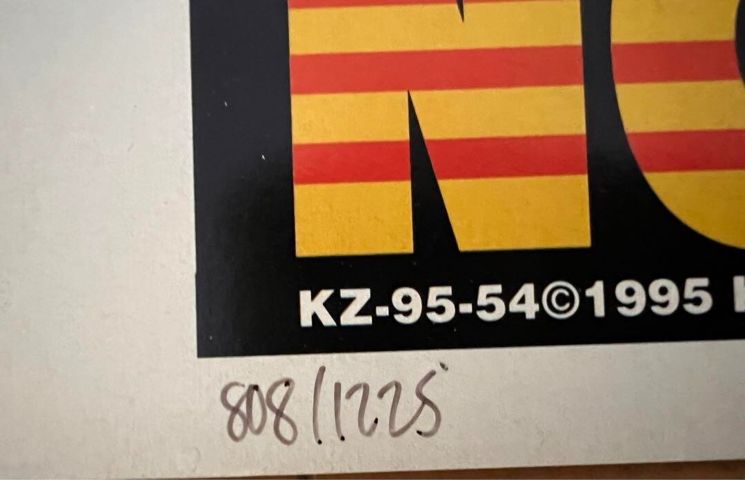 Frank Kozik / JAWBREAKER Gig Poster 1995 Lithograph 19x22 in Ed