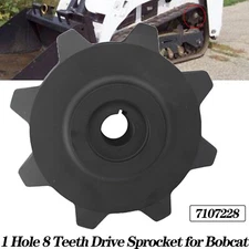 1 Hole 8 Teeth Drive Sprocket for Bobcat Mini Track Loaders MT52 MT55 7107228