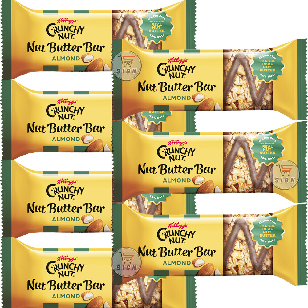 12 X Kelloggs Crunchy Nut Butter Bar Cocoa Hazelnut 45Gm for sale