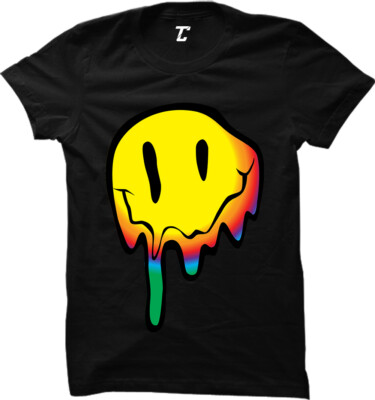 Melting Smile Face - Psychedelic Drug Acid Party Women's T-shirt
