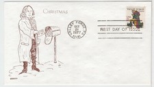 TurtlesTradingPost- Washington At Valley Forge Christmas 1977 #1729 FDC ODDITY