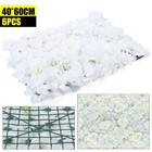 6 Pcs Artificial Flower Wall Panel Venue Backdrop Wedding Party Background Decor