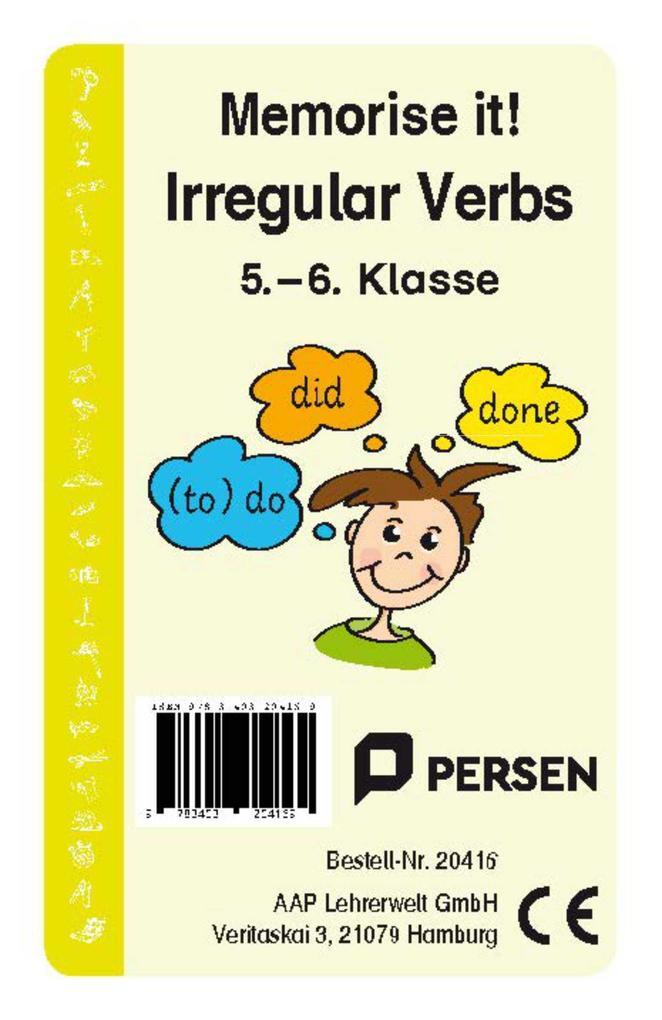 Thumbnail - Memorise It Irregular Verbs