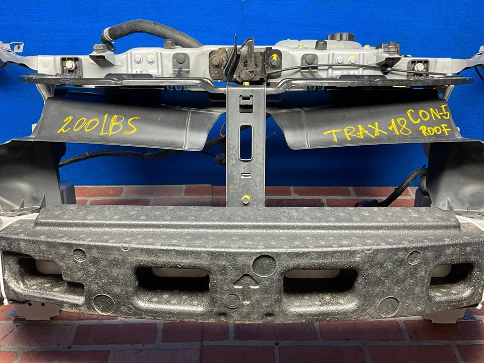 2018 CHEVROLET TRAX РАДИАТОР ОХЛАЖДАЮЩЕЙ ЖИДКОСТИ ВЕНТИЛЯТОР КОЖУХ ДВИГАТЕЛЯ УСИЛЕНИЕ ПОДДЕРЖКИ OEM - Изображение 3 из 4