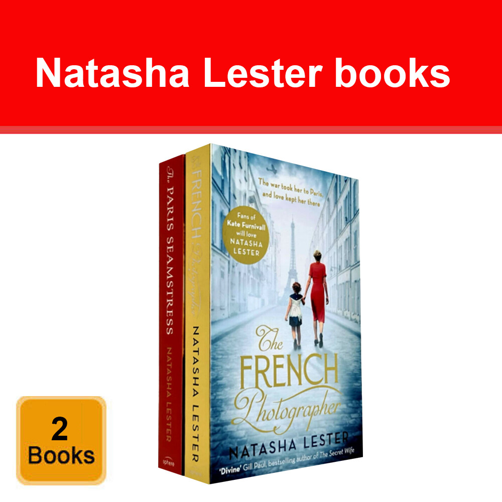 Natasha Lester 2 Books Collection Set Paris Seamstress, French Photographer