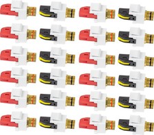 Speaker Snap Keystone Binding Posts 25 Pairs / 50 Pieces -White