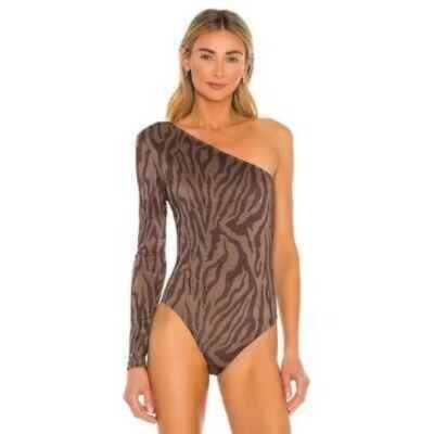 NWT Hansen & Gretel Misha zebra print bodysuit size L