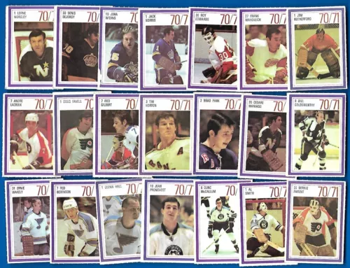 1970-71 ESSO POWER PLAYERS 70-71 NHL HOCKEY STICKER CARD STAMP & ALBUM SEE LIST