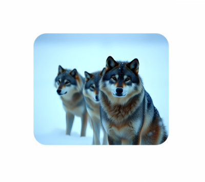 Mousepad Fahne Flagge Wolf Motiv Nr. 5 Mauspad