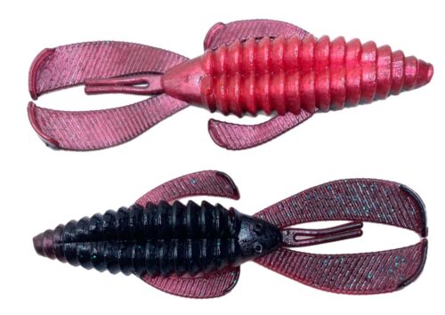 Rage Bug Style Kunststoff Biber Kreatur Köder Stanzen Bass Angeln Köder 20ct 4" - Bild 21 von 31