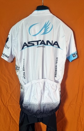 Completo Astana Ciclismo estivo maglia/salopette-Gel PAD 19D - Foto 3 di 8