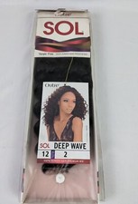 OUTRE SOL TANGLE FREE 100 HUMAN HAIR 12" DEEP WAVE COLOR 2.