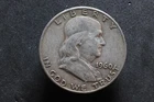 1960 D Franklin Half Dollar  90% Silver 10% Copper 50c .3617 Troy Ounces