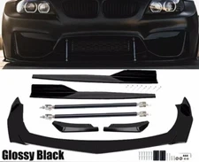 For 328i 335i E90 E60 Front Rear Bumper Lip Spoiler Splitter Body Kit Side Skirt