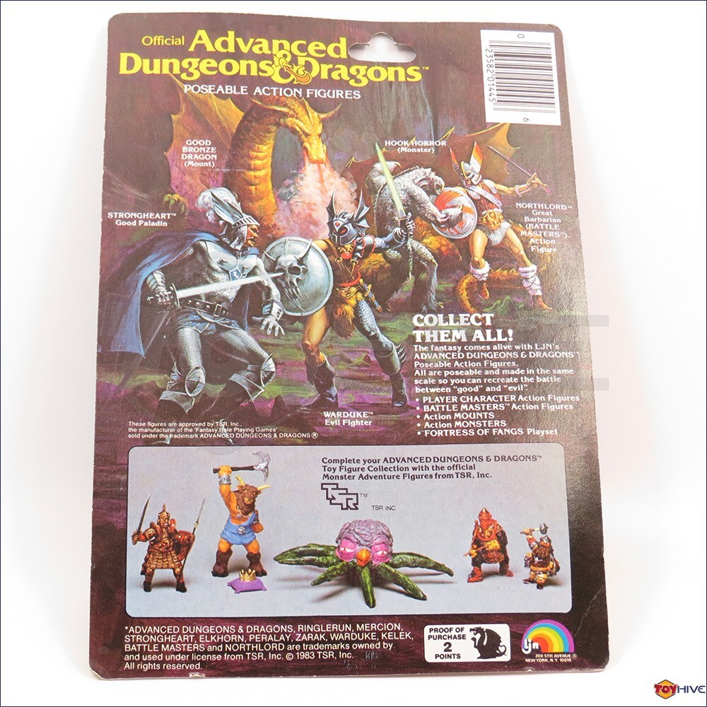 Advanced Dungeons&Dragons フィギュア LJN AD&D D&D Advanced Dungeons & Dragons Strongheart Good Paladin - LJN TSR